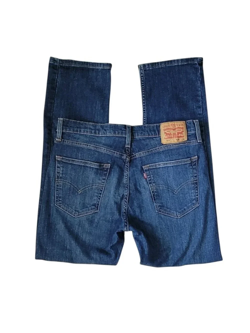 Men's 513 Levi's Blue Jeans Straight Leg 34 x 32